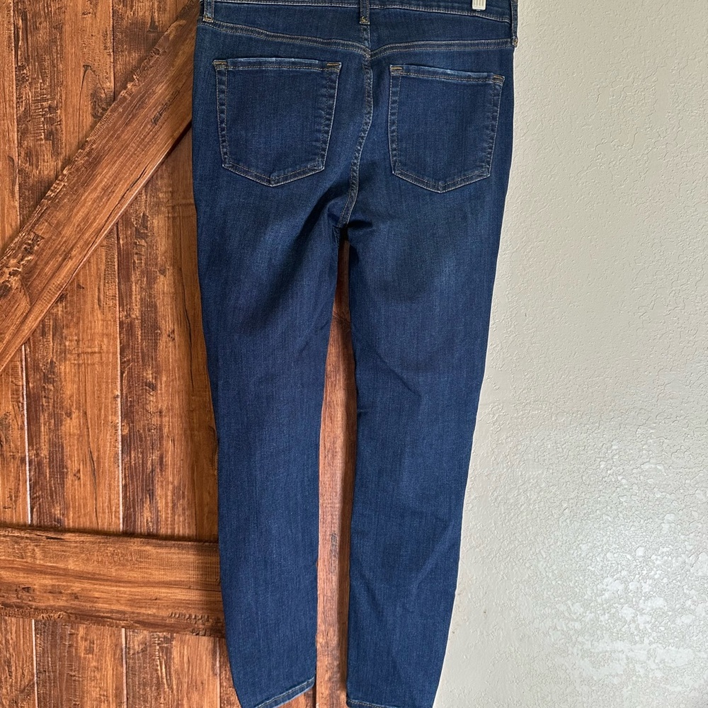 Free People Distressed Blue Women's Skinny Jeans. Waist 29 - Picture 2 of 3